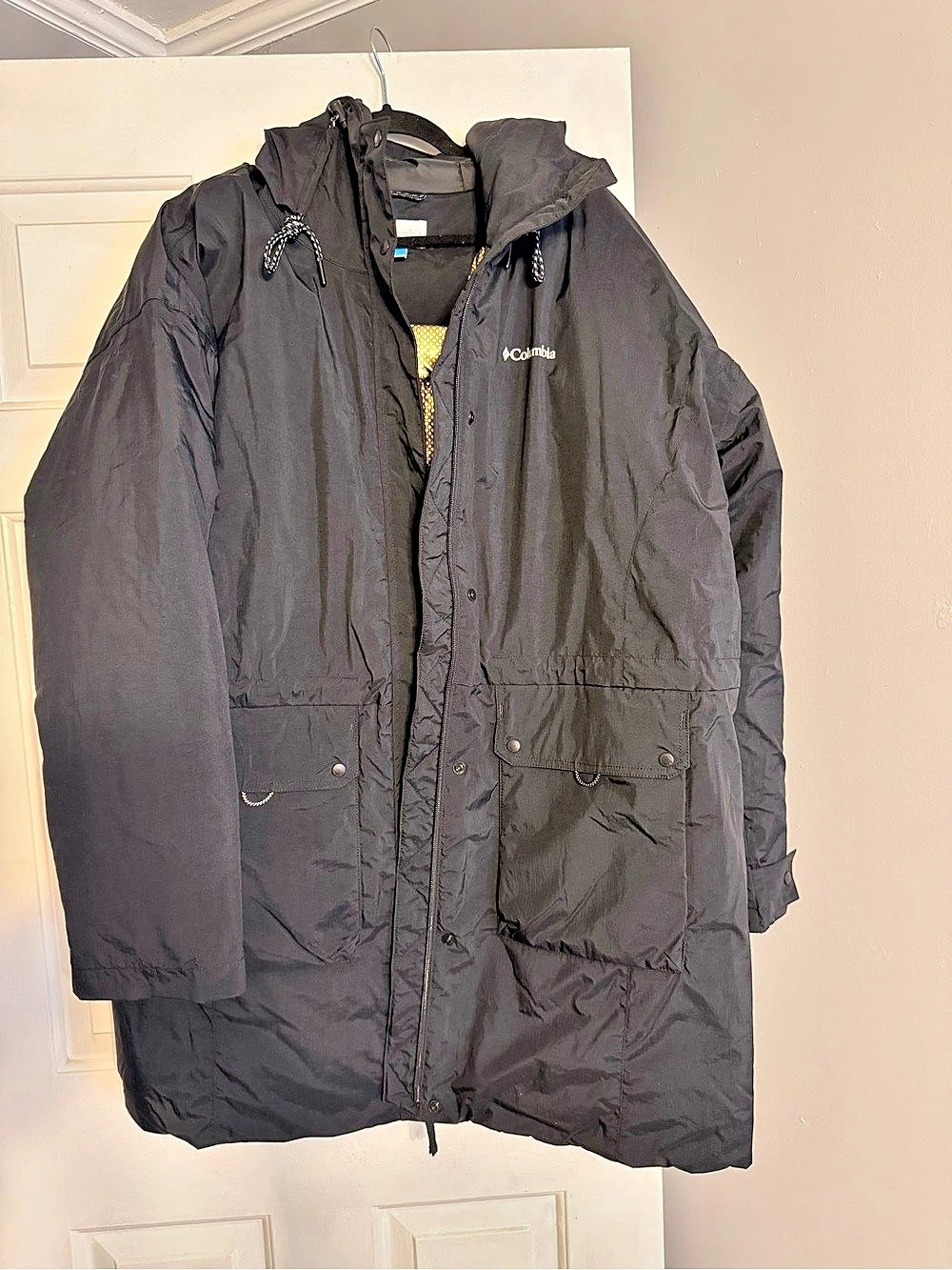 Columbia Little Si Insulated Parka Black Hooded Puffer Jacket